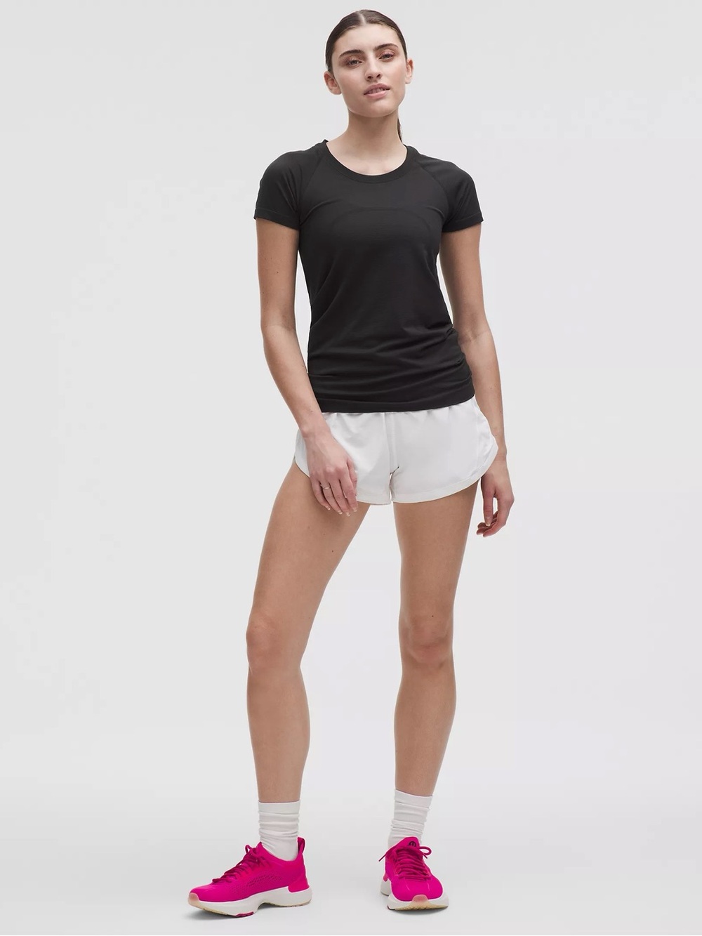 Lululemon Swiftly Tech Short-Sleeve Shirt 2.0 Hip Length In Black Size 6